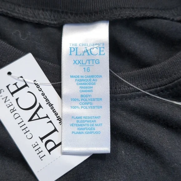 NWT The Children's Place Girl's 2 Piece Cat/Cheetah/Leopard Print Pajamas/PJs - Picture 3 of 8